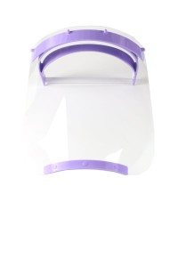 Protective face visor, 24 cm long
