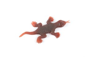 Decoration element - brown lizard