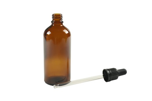 Butelka szklana 100 ml z pipetą