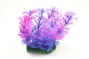 Artificial small plant No. 44 blue-pink