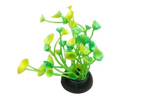 Artificial little plant No. 35 yellow-green
