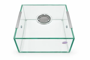Ant Terrarium – Glass Arena 20 × 20 × 10 cm, Ø 50 mm Vent