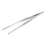 Metal tweezers straight 19.5 cm 
