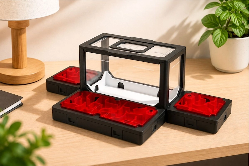 Modular BlackAnt set for keeping ants at home